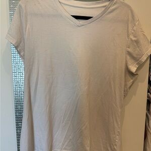 White V-Neck T-Shirt